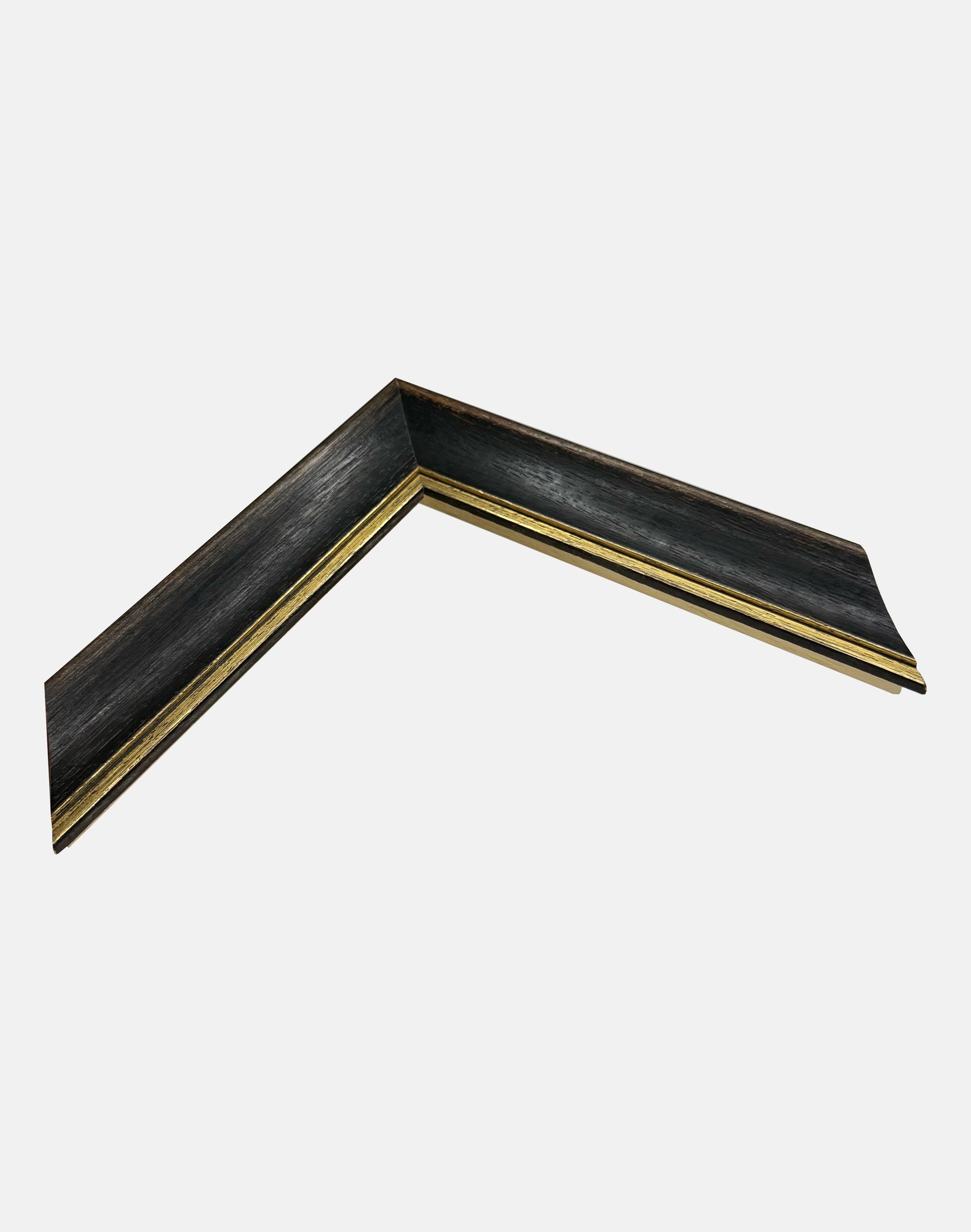 Black and Gold Rustic Scoop Frame